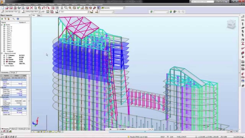 Autodesk robot structural analysis. Robot Structural Analysis zha. Ordinary Structural Analysis. Вид конструкций купола построенного в среде Autodesk Robot. Фото.